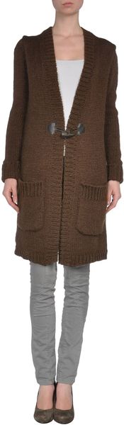 Knit Cardigan - Lyst