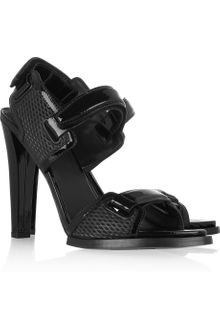 Alexander Wang Emina Patentleather Sandals - Lyst