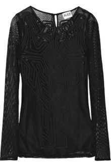 Alice By Temperley Tijuana Embroidered Mesh Top - Lyst