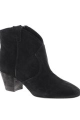 Ash Jalouse Spiral Black Western Boots