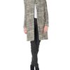 Commuun Herringbone Wool Coat in Gray (black) - Lyst