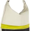 Diane Von Furstenberg Mandy Texturedleather Shoulder Bag in White - Lyst