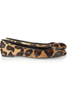 Giuseppe Zanotti Animalprint Calf Hair Ballet Flats - Lyst