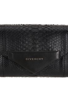 Givenchy Python Antigona Envelope Clutch - Lyst