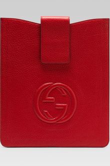 Gucci Soho Leather Ipad Case - Lyst
