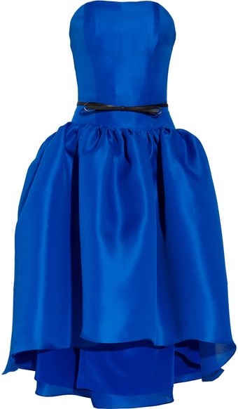 Jason Wu Belted Silk gazar Dress - Lyst