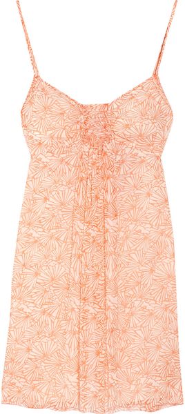 Juicy Couture Fan Pint Silkcrepe Dress - Lyst