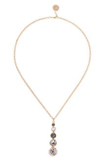 Karen Millen Karen Millen Swarovski Teardrop Pendant - Lyst