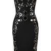 Lanvin Embellished Neoprene Strapless Dress in Black - Lyst