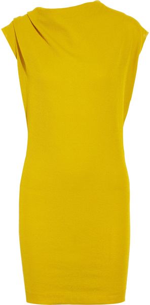 Lanvin Fine Knit Cotton Blend Dress - Lyst