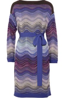 M Missoni Crochetknit Merino Woolblend Dress - Lyst