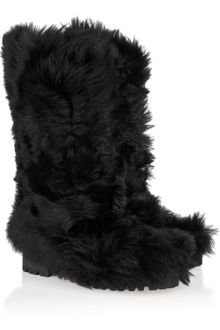 Marni Faux Fur Boots - Lyst