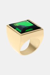 Michael by Michael Kors Cocktail Party Square Crystal Ring