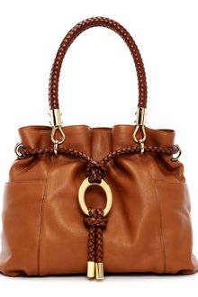 Michael Kors Skorpios Pebbled Leather Drawstring Satchel Bag - Lyst