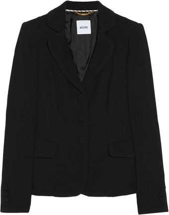 Moschino Wool Crepe Jacket - Lyst