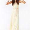 Nasty Gal Siobhan Maxi Dress  in Beige (cream) - Lyst