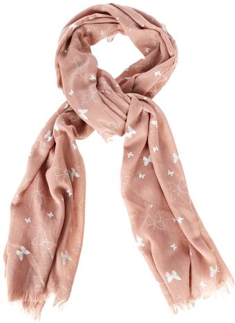 Oasis Foil Print Butterfly Scarf - Lyst
