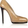 Oscar De La Renta Twotone Patentleather Pumps in Beige (sand) - Lyst