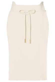 Preen Cream Scuba Crepe Sue Skirt - Lyst