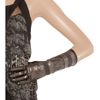 Roberto Cavalli Embellished Leather Gloves in Silver - Lyst