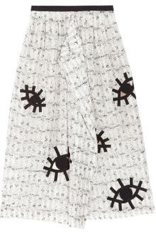 Roland Mouret Archie Appliquéd Cotton blend Skirt - Lyst