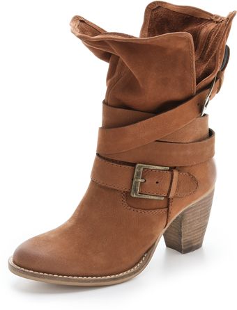Steven Johnnyy Buckle Boots - Lyst