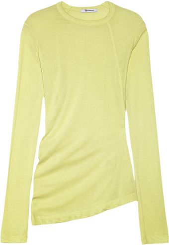 T By Alexander Wang Mesh Tshirt - Lyst