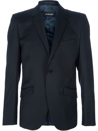 Thierry Mugler Wool Suit Jacket - Lyst