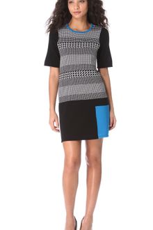 Tibi Intarsia Sweater Dress - Lyst