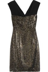 Tory Burch Birtha Sequined Silkcrepe Dress
