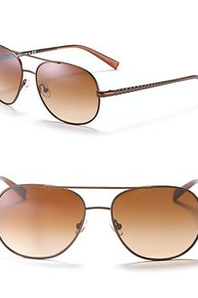 Tory Burch Aviator Sunglasses - Lyst