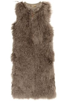 Tory Burch Katrina Shearling and Leather Vest - Lyst