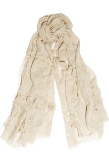 Valentino Embroidered Modal and Cashmereblend Scarf - Lyst