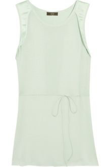 Vera Wang Silkchiffon Top - Lyst