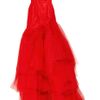 Vivienne Westwood Gold Label Paper Bag Tiered Silktaffeta and Tulle Gown in Red - Lyst
