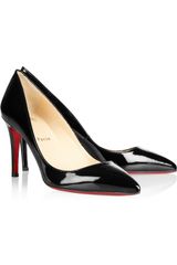 Christian Louboutin Pigalle 85 Patentleather Pumps