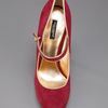 Dolce & Gabbana Midheel Buckle Pump in Red - Lyst
