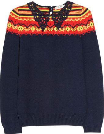 Erdem Caitlin Merino Wool Sweater - Lyst