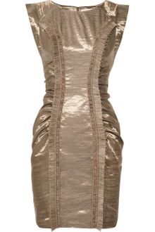 Matthew Williamson Linen Sateen Dress - Lyst