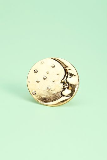 Nasty Gal Moon Stars Ring - Lyst