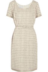Oscar de la Renta Cottonblend Tweed Dress