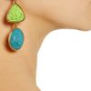 Oscar De La Renta 24karat GoldPlated Carved Cabochon Clip Earrings in Multicolor (gold) - Lyst