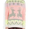 Stella Mccartney Reindeer Intarsia Woolblend Sweater in Multicolor (multicolored) - Lyst