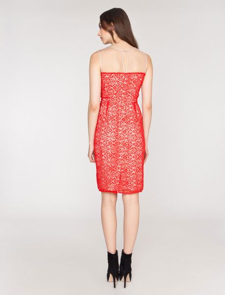 alice temperley red and white stripe