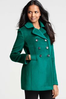 Ann Taylor Petite Pauline Double Breasted Pea Coat - Lyst