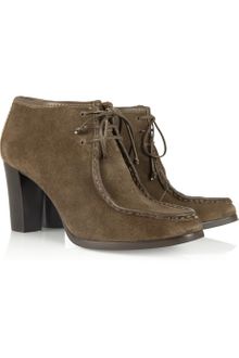 Diane Von Furstenberg Georgia Suede Ankle Boots - Lyst