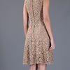 Dolce & Gabbana Sleeveless Lace Dress in Gold - Lyst