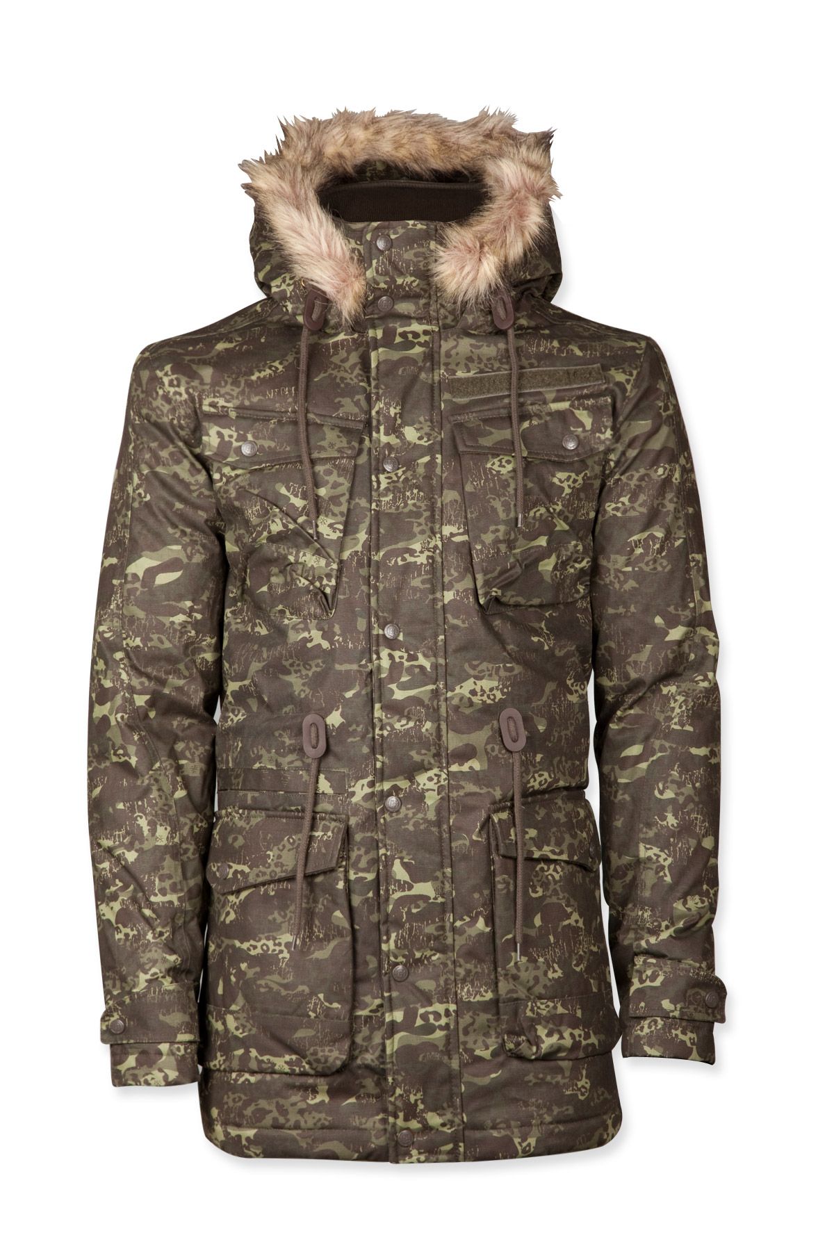 Fly53 Dragonaught Camo Jacket in Brown for Men (olive) Lyst