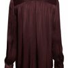L'agence Lagence Band Collar Blouse Bordeaux in Purple (bordeaux) - Lyst