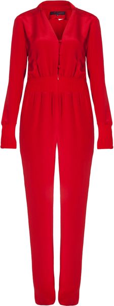 Martin Grant Long Sleeve Jumpsuit - Lyst